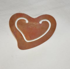 Elsa Peretti pour Tiffany & Co. Marque de livre « Heart » en argent sterling