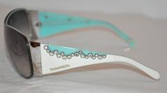 Tiffany & Co Signature Turquoise with Multi-Rhinestones Huge Sunglasses
