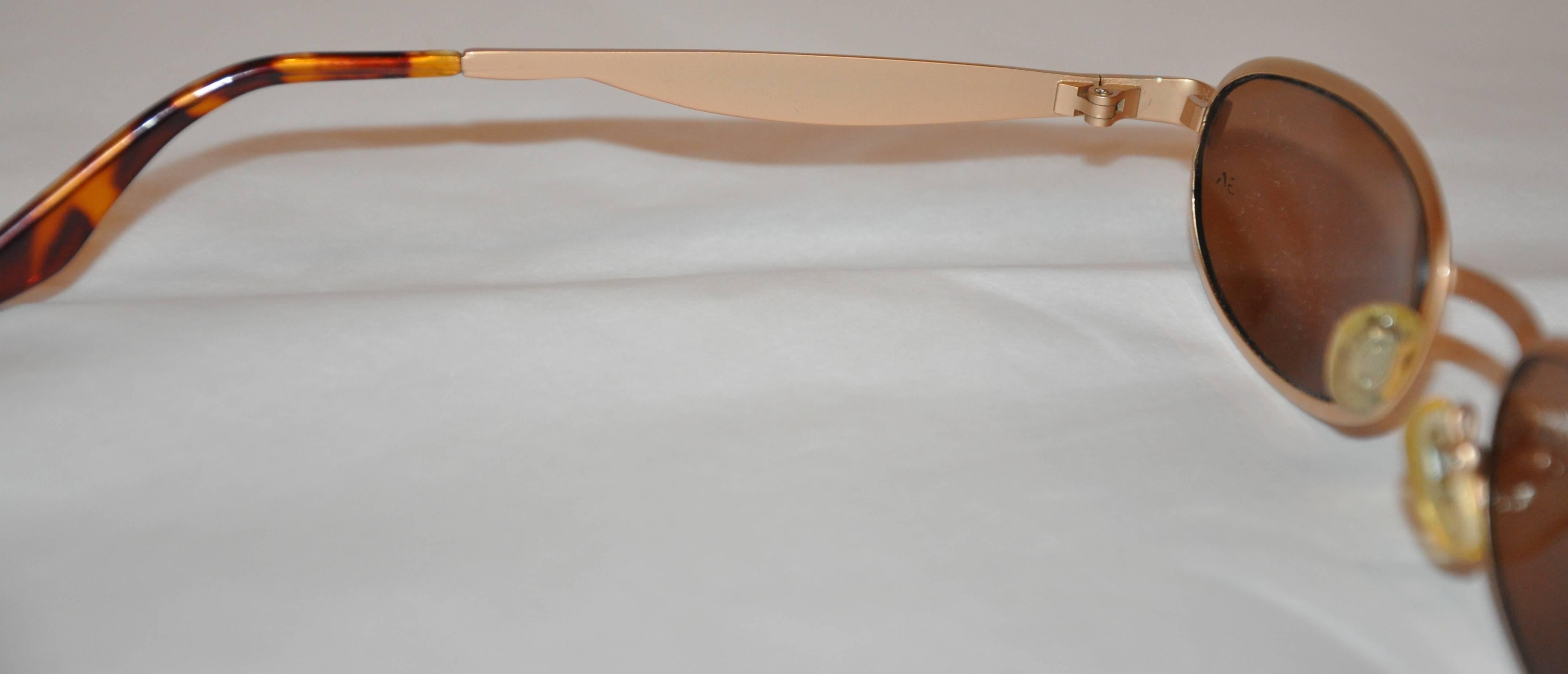 armani sunglasses gold