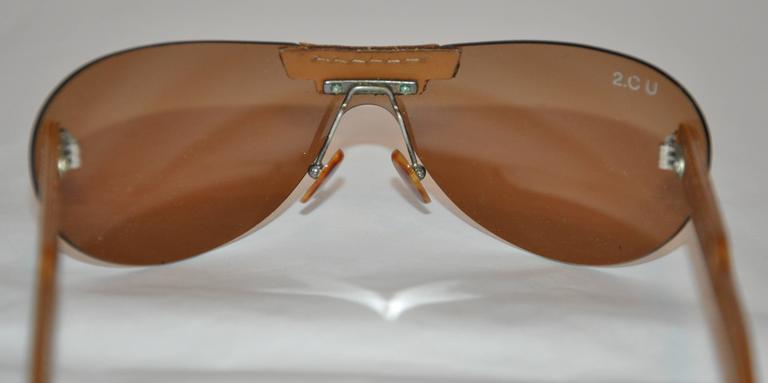 Louis Vuitton Soupcon GM Tortoise Sunglasses For Sale at 1stDibs