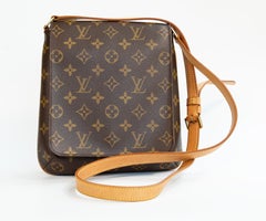 Borsa a tracolla Louis Vuitton Monogram Musette Salsa marrone degli anni 2000