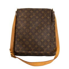 2003 Louis Vuitton „Year Brown Musette Salsa GM“ Monogram-Umhängetasche