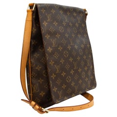 2003 Louis Vuitton „Year Brown Musette Salsa GM“ Monogram-Umhängetasche