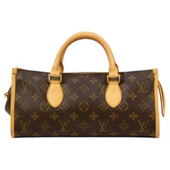 Louis Vuitton Year 2007 Popincourt Brown Monogram Canvas Top Handle Bag