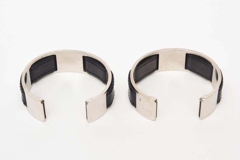 2003 HERMES by Margiela LEATHER BANGLE