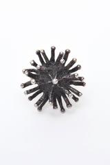 Vintage Sterling Silver Sputnik Brutalist Ring