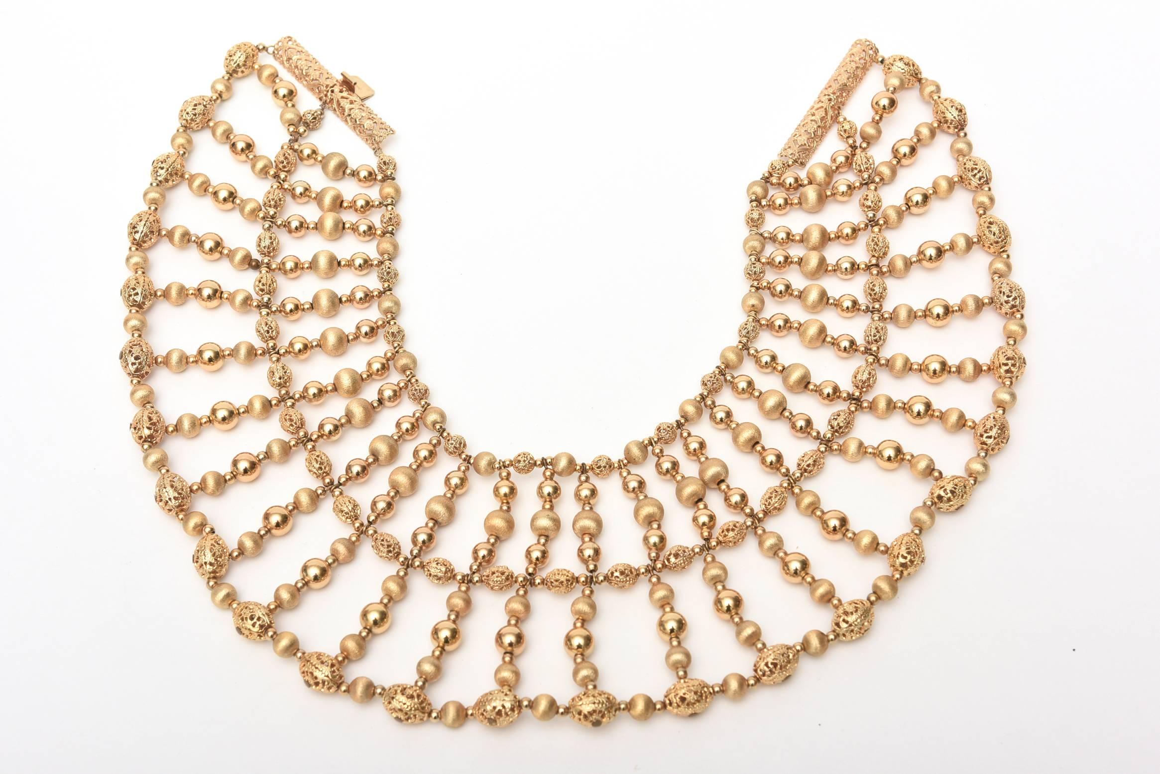 vintage cleopatra necklace