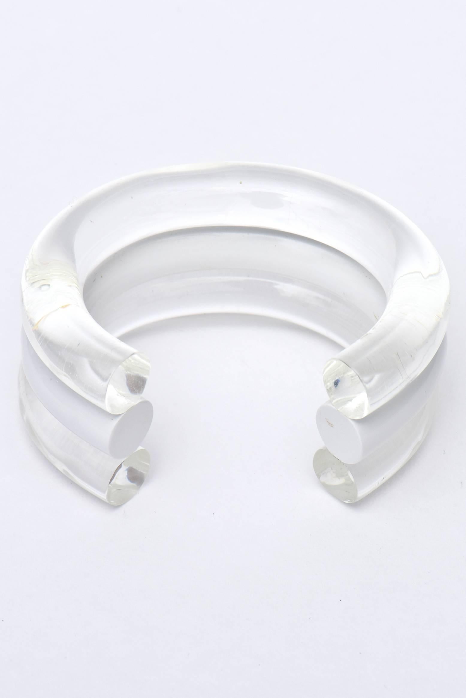 clear cuff bracelet