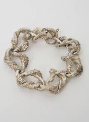 Sterling Silver Italian Hallmarked Link Bracelet Vintage