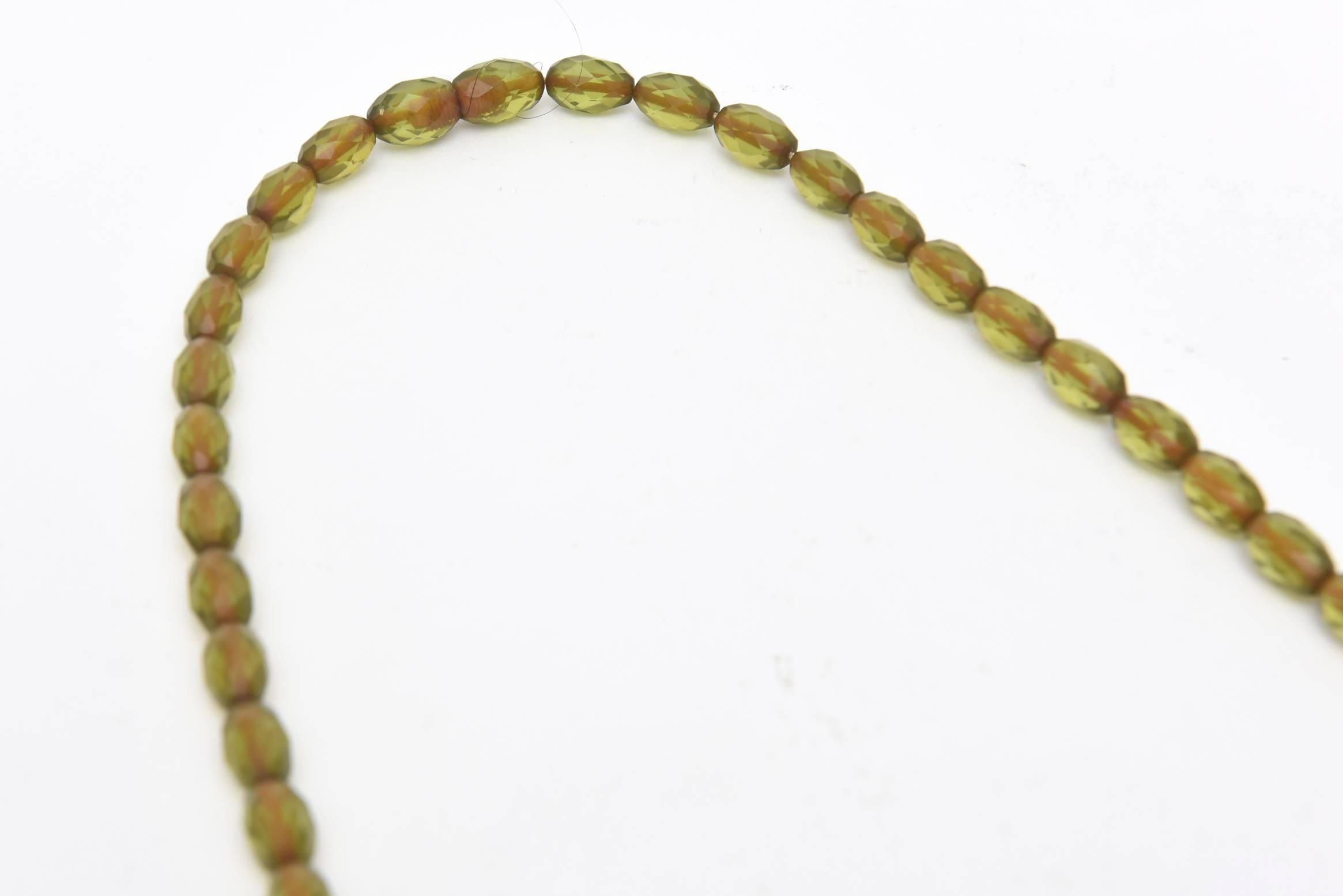 chartreuse necklace