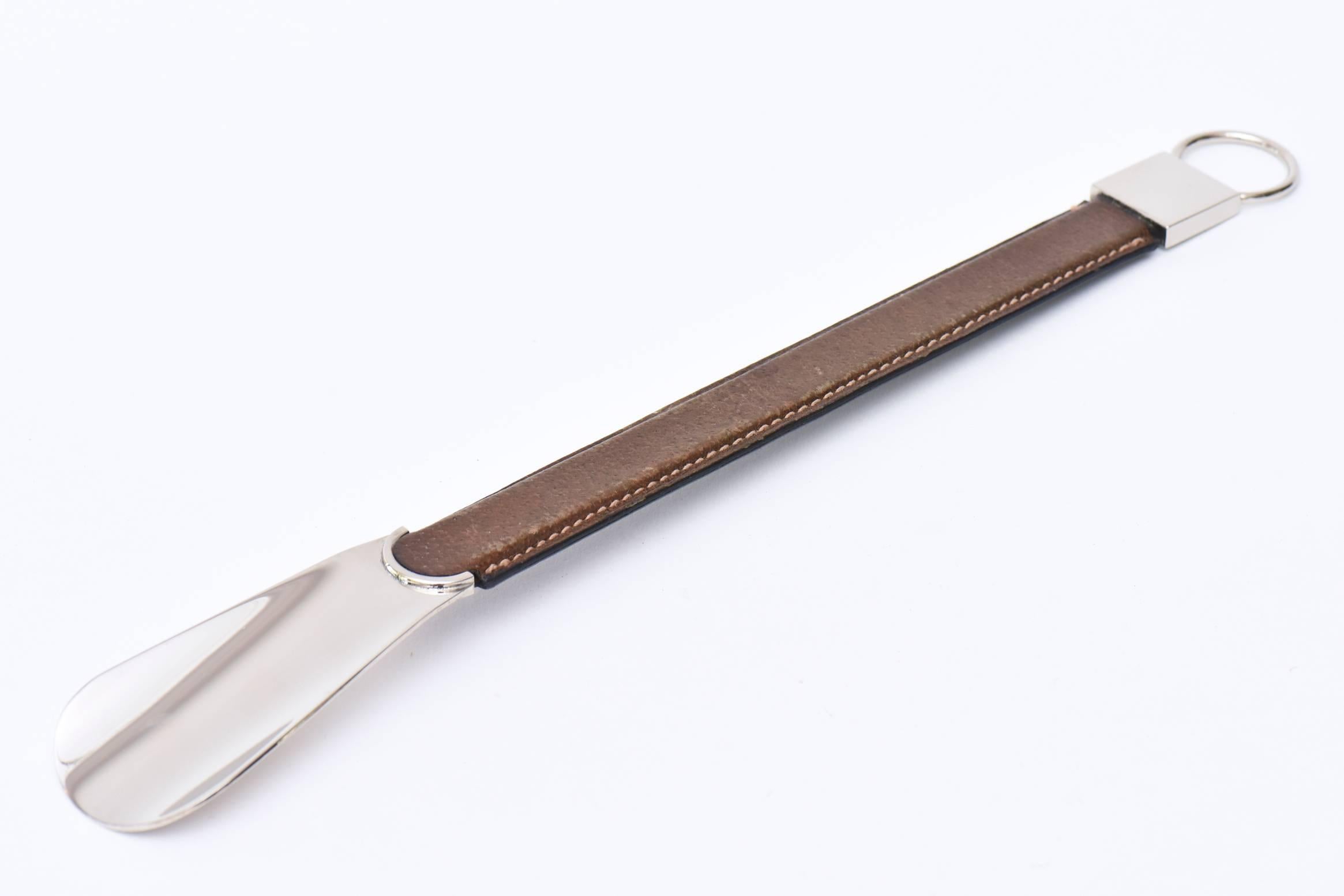 Gucci SilverPlate and Leather Shoe Horn Vintage at 1stDibs gucci