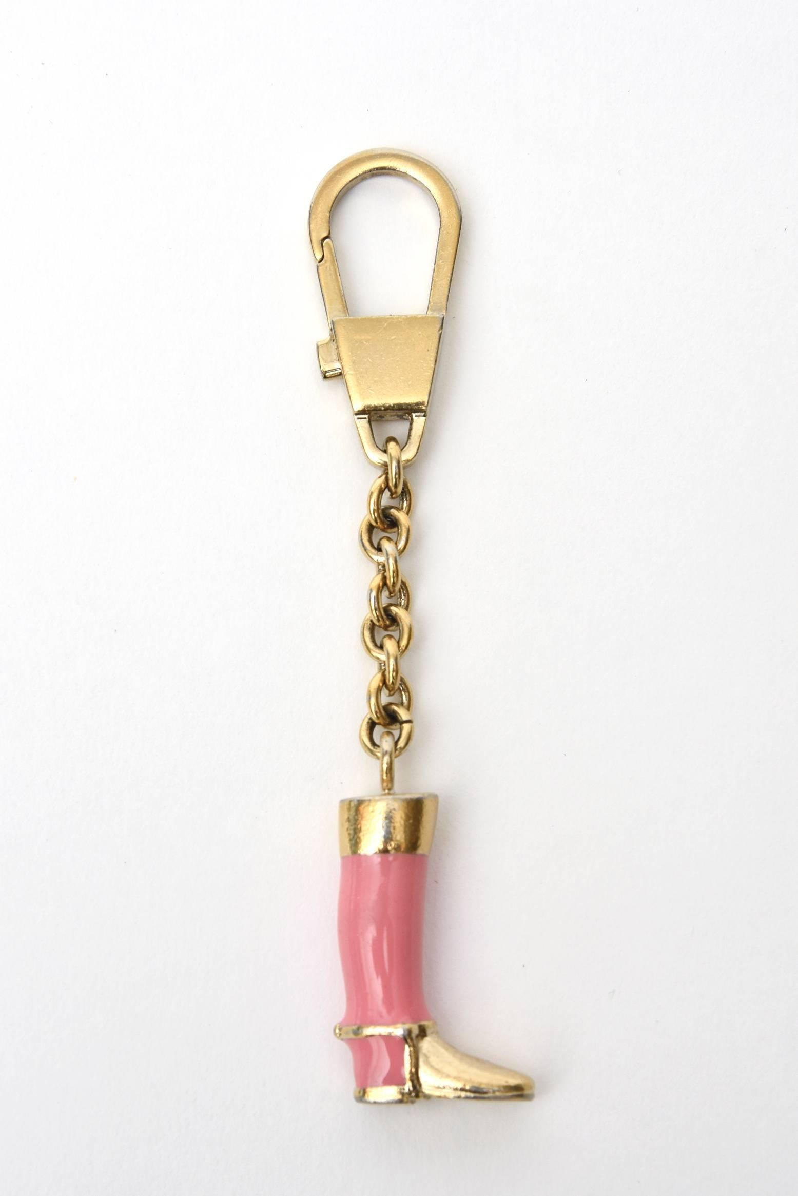 pink gucci keychain