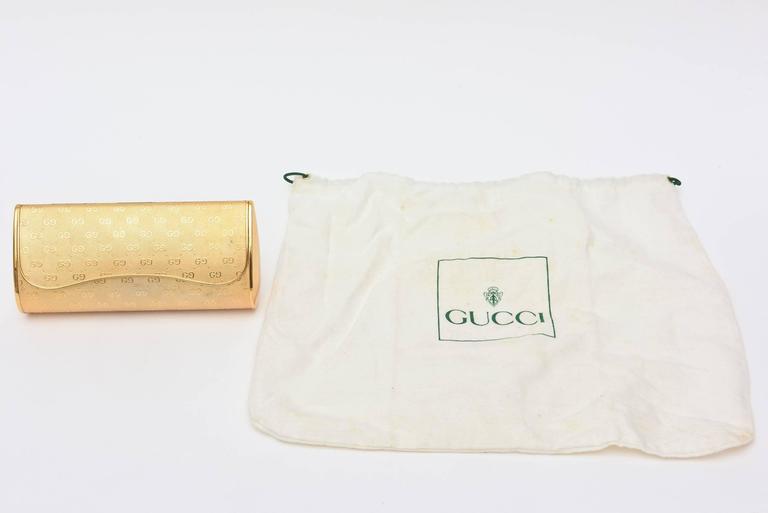 Stunning Vintage Italian Gucci Evening Minaudière Bag For Sale at 1stdibs