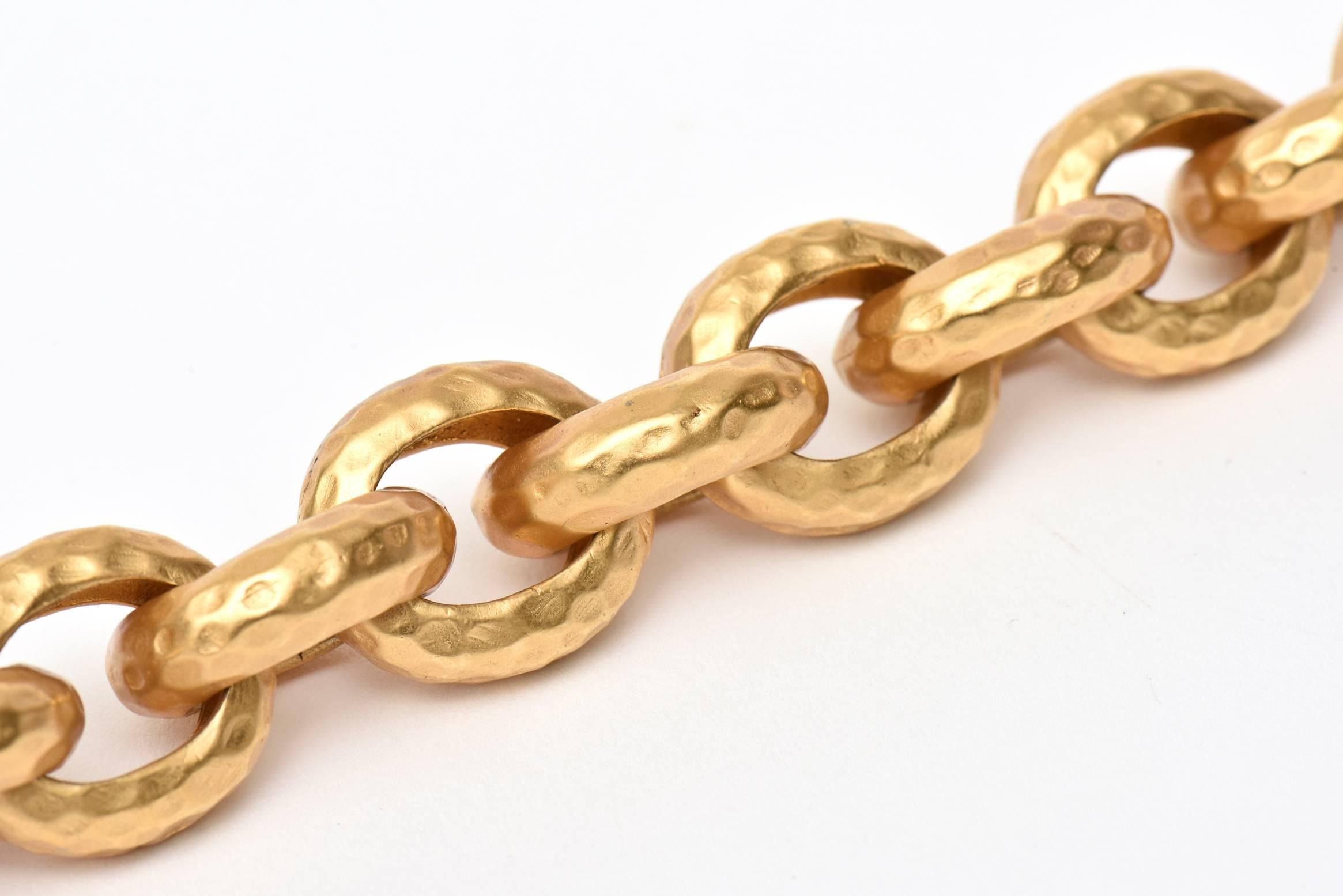 gold plated chain bracelet