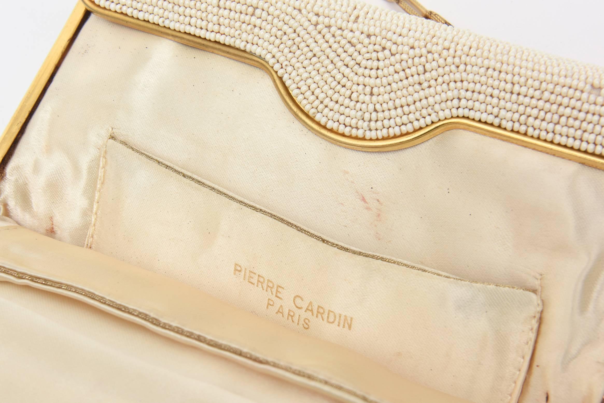 Vintage Pierre Cardin Rare Couture Beaded Evening Shoulder/Handbag 3