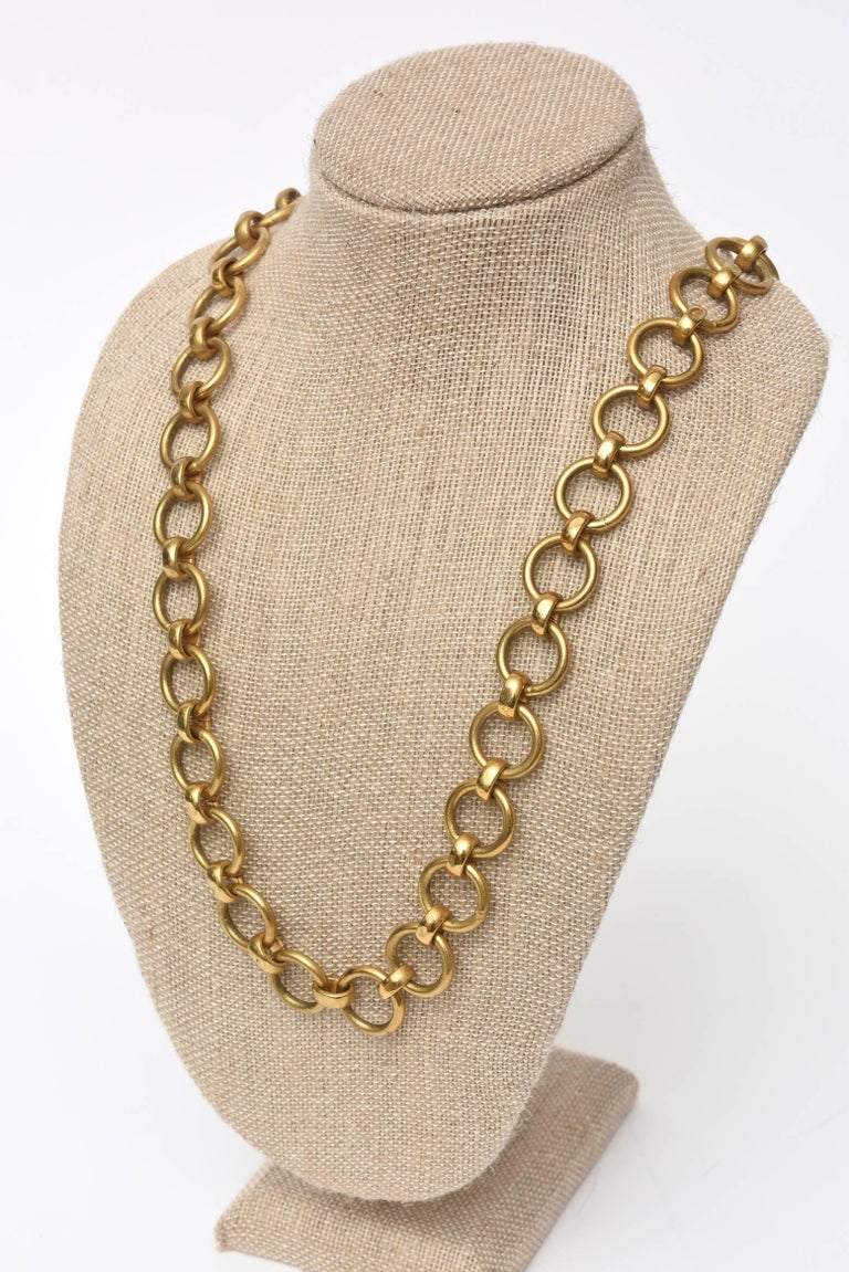 saint laurent cuban link necklace