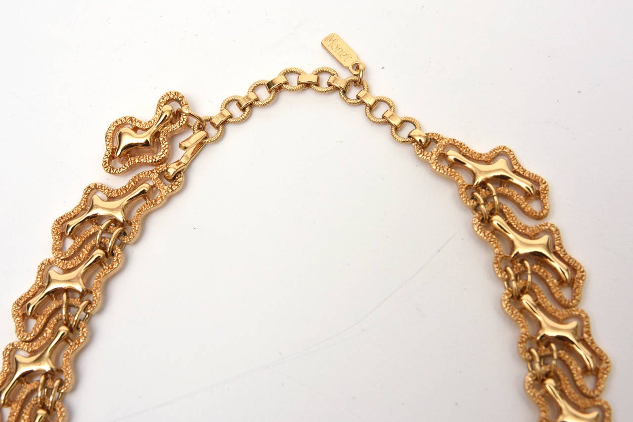 monet gold chain