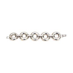 Sterling Silver Chunky Link Bracelet 12