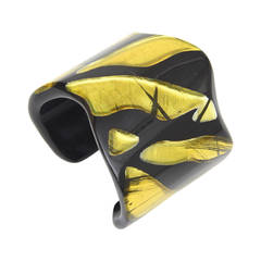 Stellar Sculptural One of Kind Signed Vigneri Plexiglass Cuff Bracelet 6