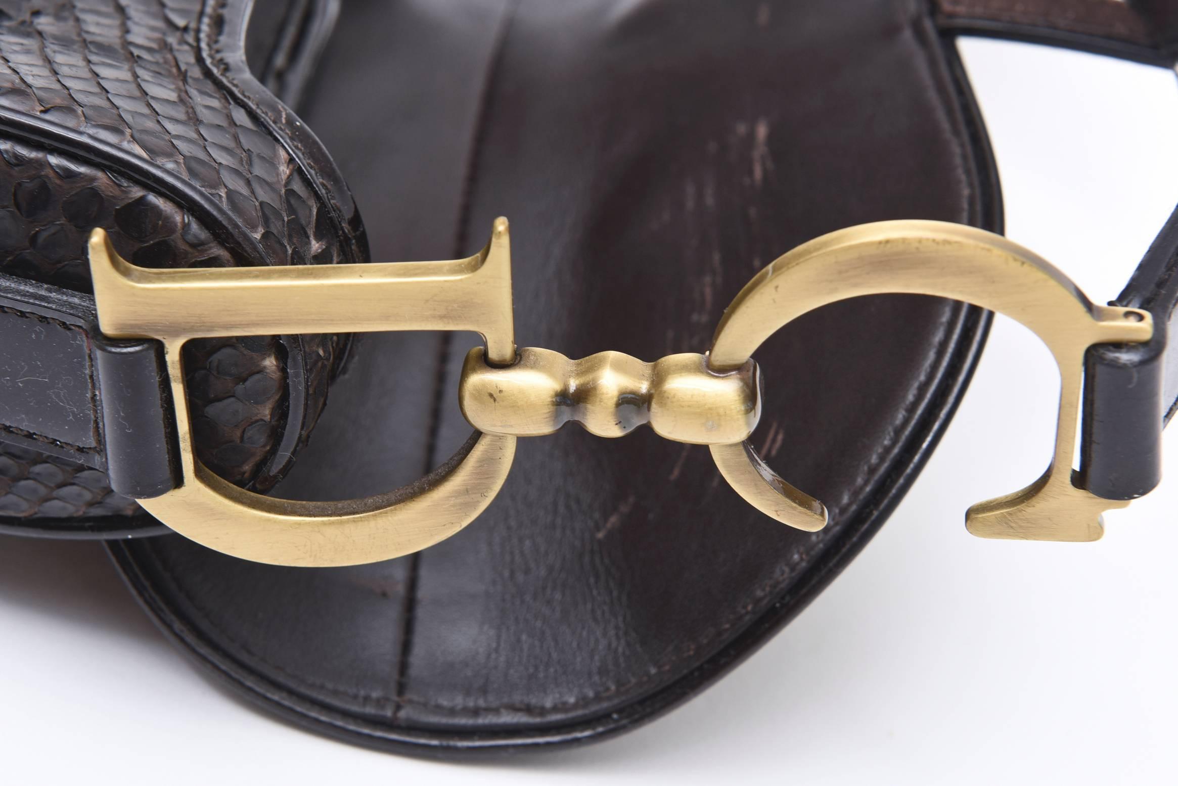 john galliano saddle bag