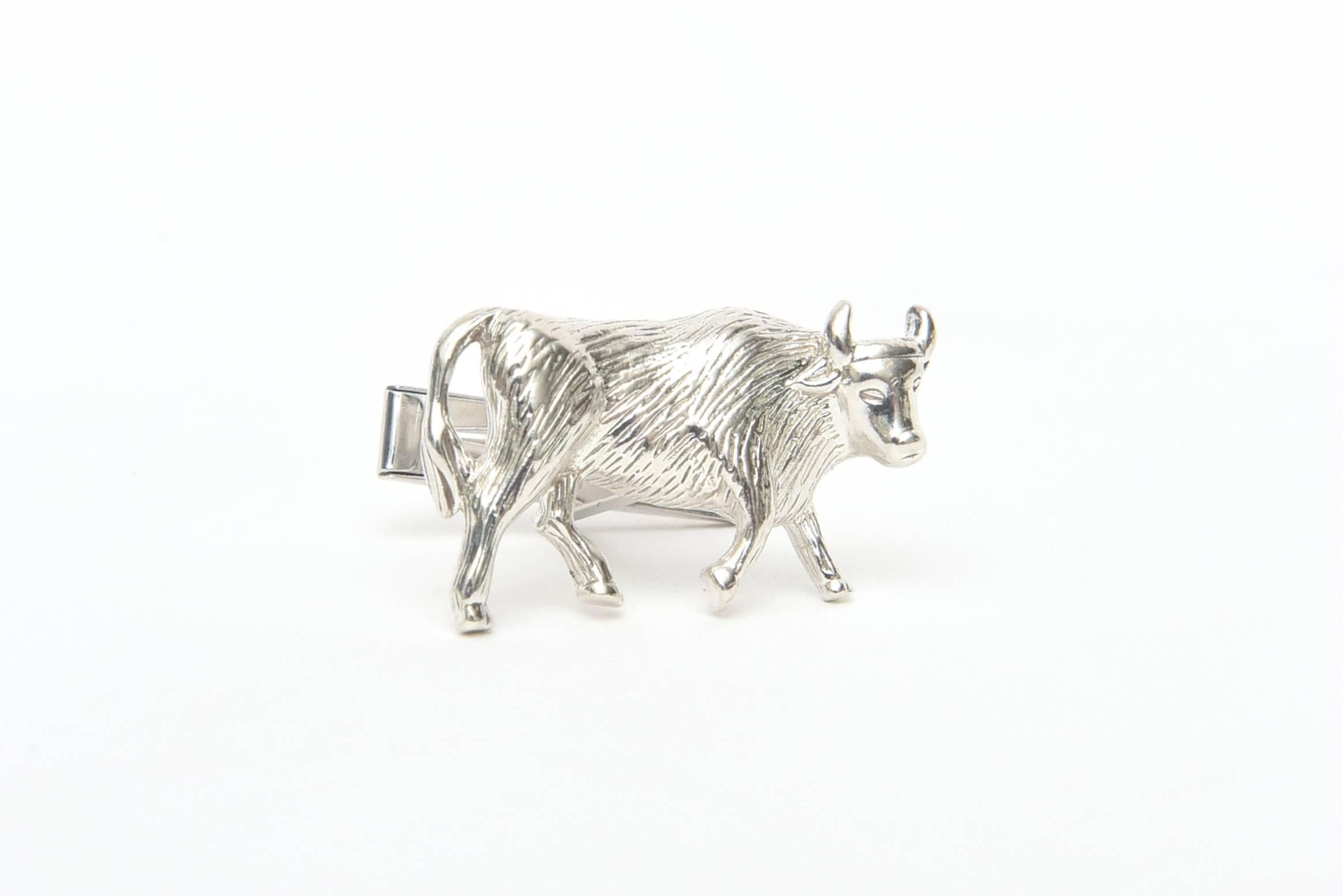 bull bear cufflinks