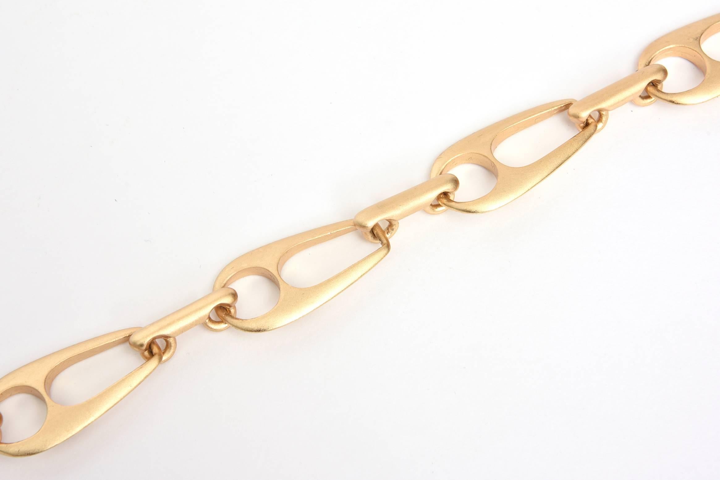  Sculptural Link Necklace Attributed to Alexis Kirk 3
