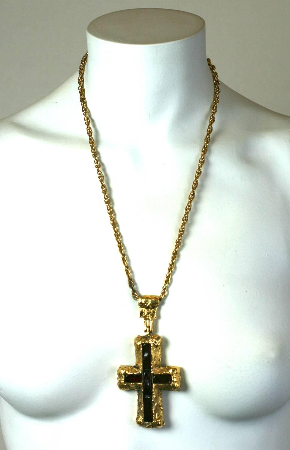 Important CoCo Chanel Personal Medieval Cruciform Pendant Necklace 1