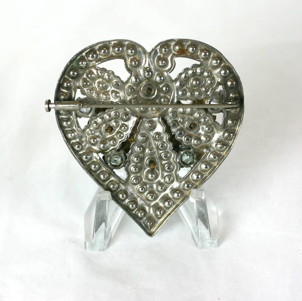 da uomo o donna Spilla con cuore bizantino di Coco Chanel in vendita