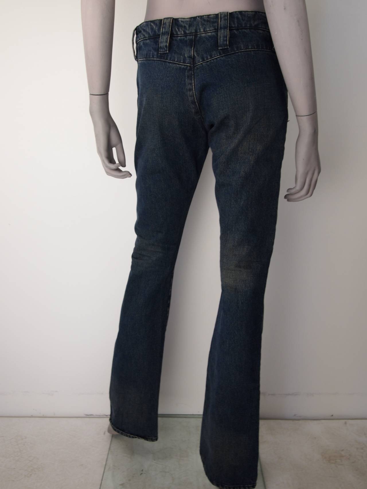 Henry Duarte Denim Pant Suit For Sale 2