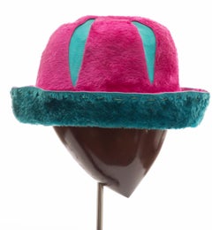 Yves Saint Laurent Faux Fur Cloche Hat, Circa: 1960's