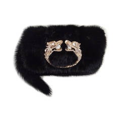 Tom Ford for Gucci Mink Evening Clutch