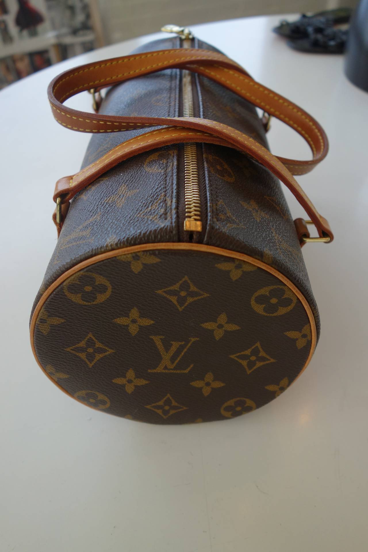 Louis Vuitton monogram canvas small handbag.