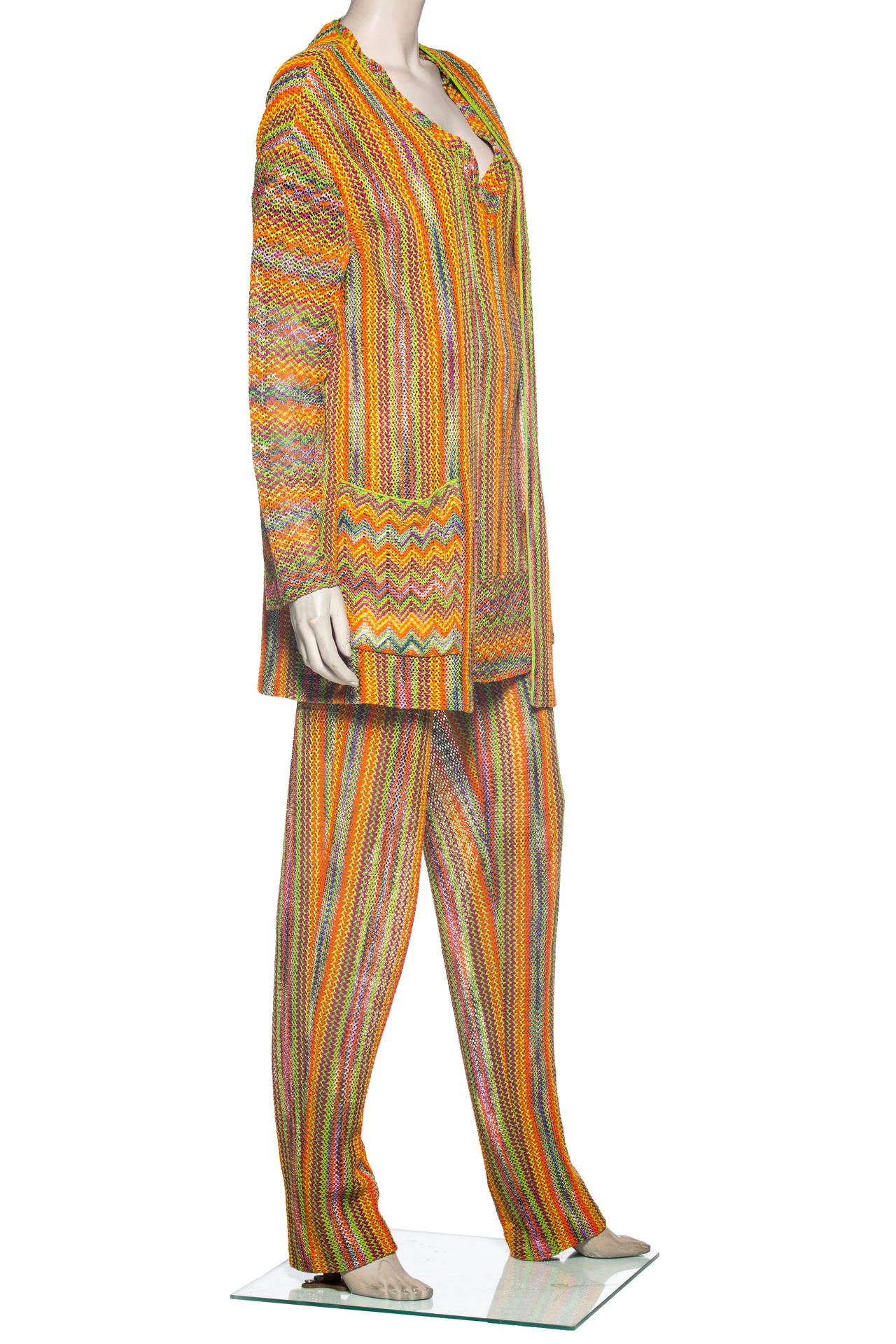 rainbow pant suit