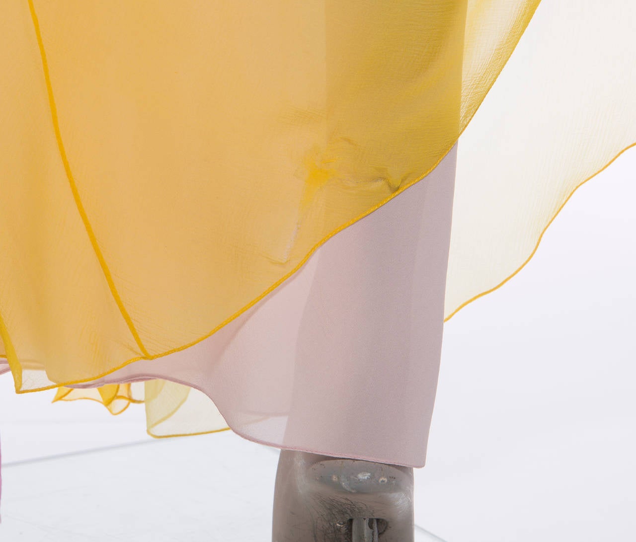Christian Dior By John Galliano Ombre Silk Chiffon Gown 2