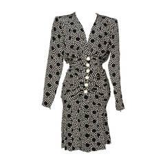 Givenchy Haute Couture Skirt Suit, Circa 1980s 5