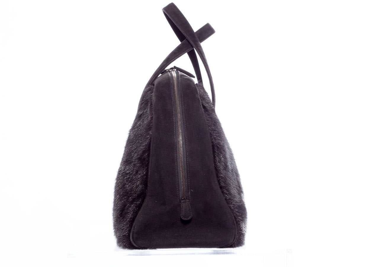 Women's Versace Couture Mink Handbag