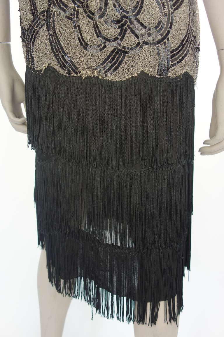 1920s Beaded and Fringe Dress 2