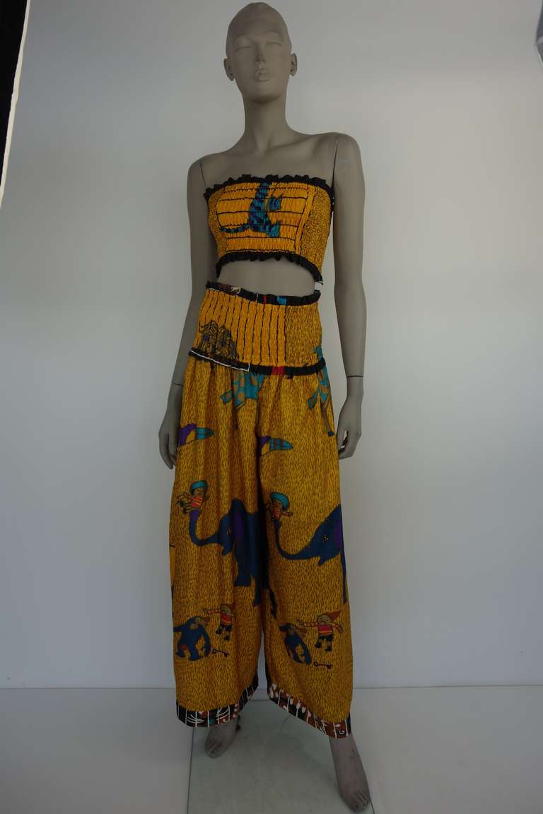 Diane Fres wide leg pant suit.