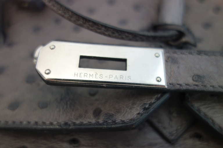 Hermes 35 Cm Ostrich Handbag 3
