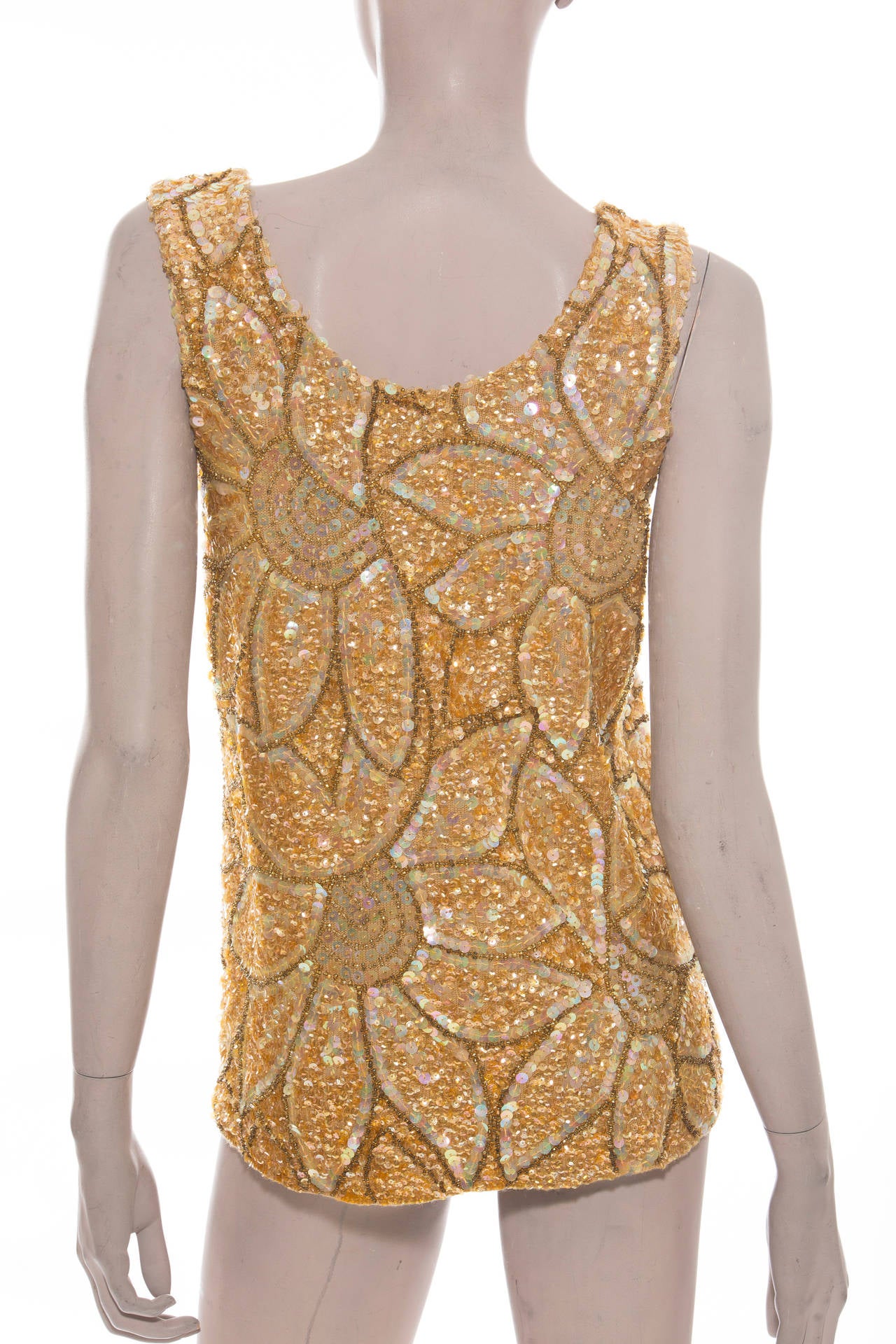 Gene Shelly's Boutique International Knit Sequined Dress And Top, Circa 1960 In New Condition For Sale In Cincinnati, OH