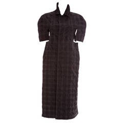 Comme des Garcons Black Abstract Circle Pattern Coat, Spring - Summmer 2008 1