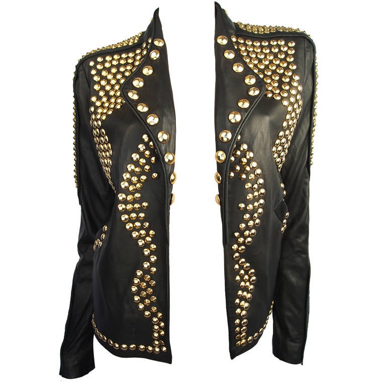 Givenchy Resort 2010 Leather Studded Jacket