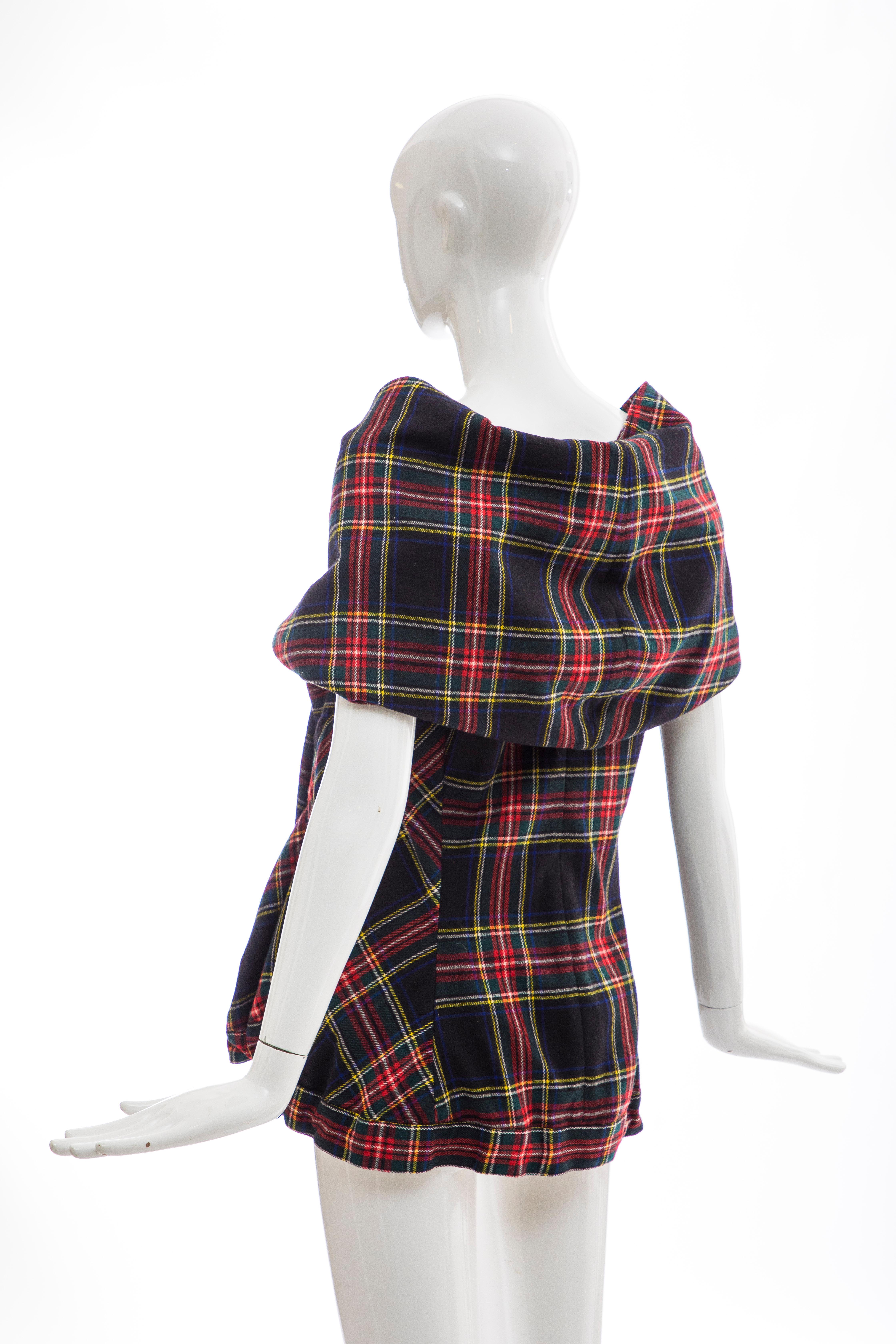 20471120 Masahiro Nakagawa & Lica Azechi Tartan Plaid Top, Circa: 2002 1