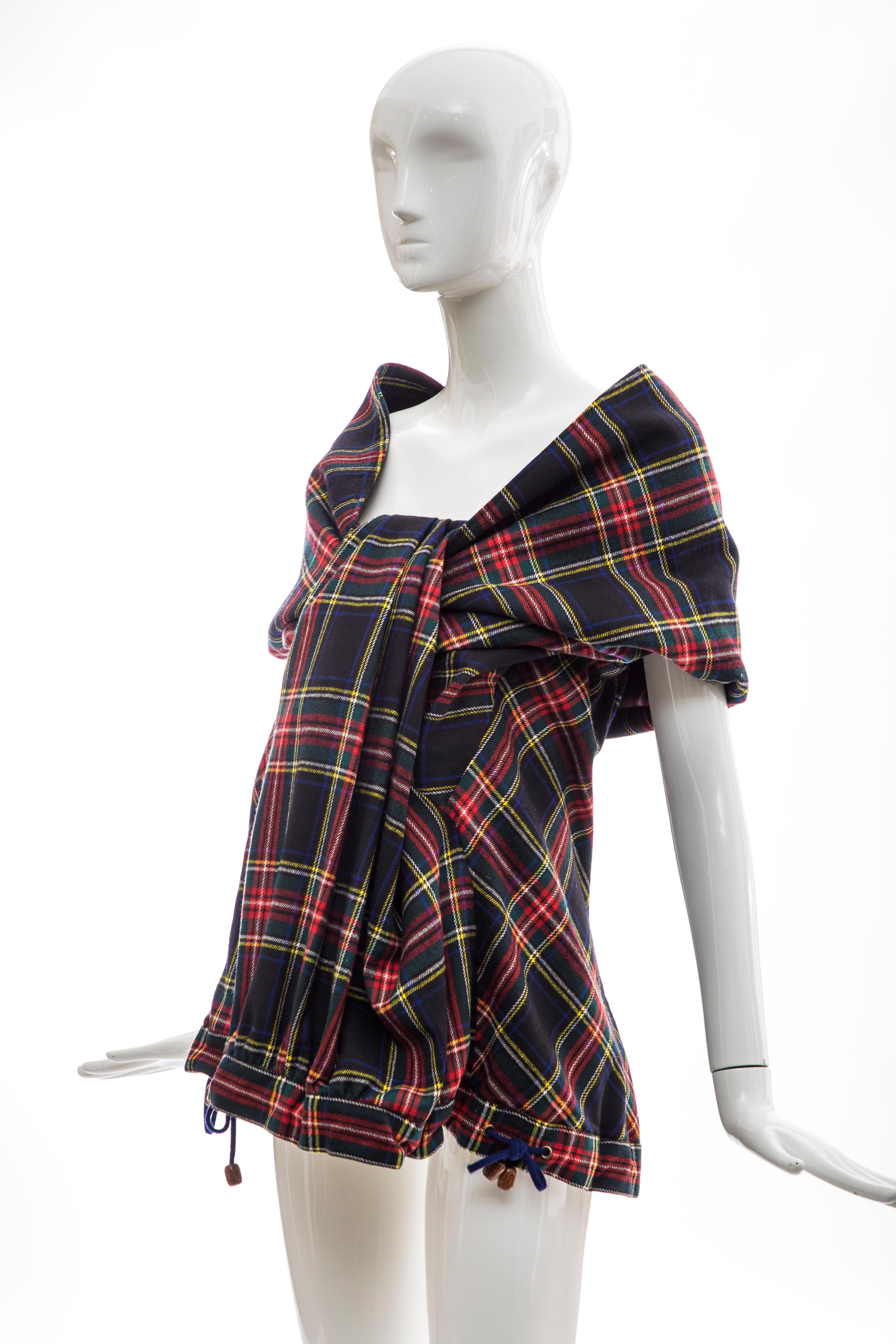 20471120 Masahiro Nakagawa & Lica Azechi Tartan Plaid Top, Circa: 2002 3