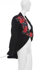 Comme des Garcons Black Wool Patchworked Brocades Jacket, Spring 2010