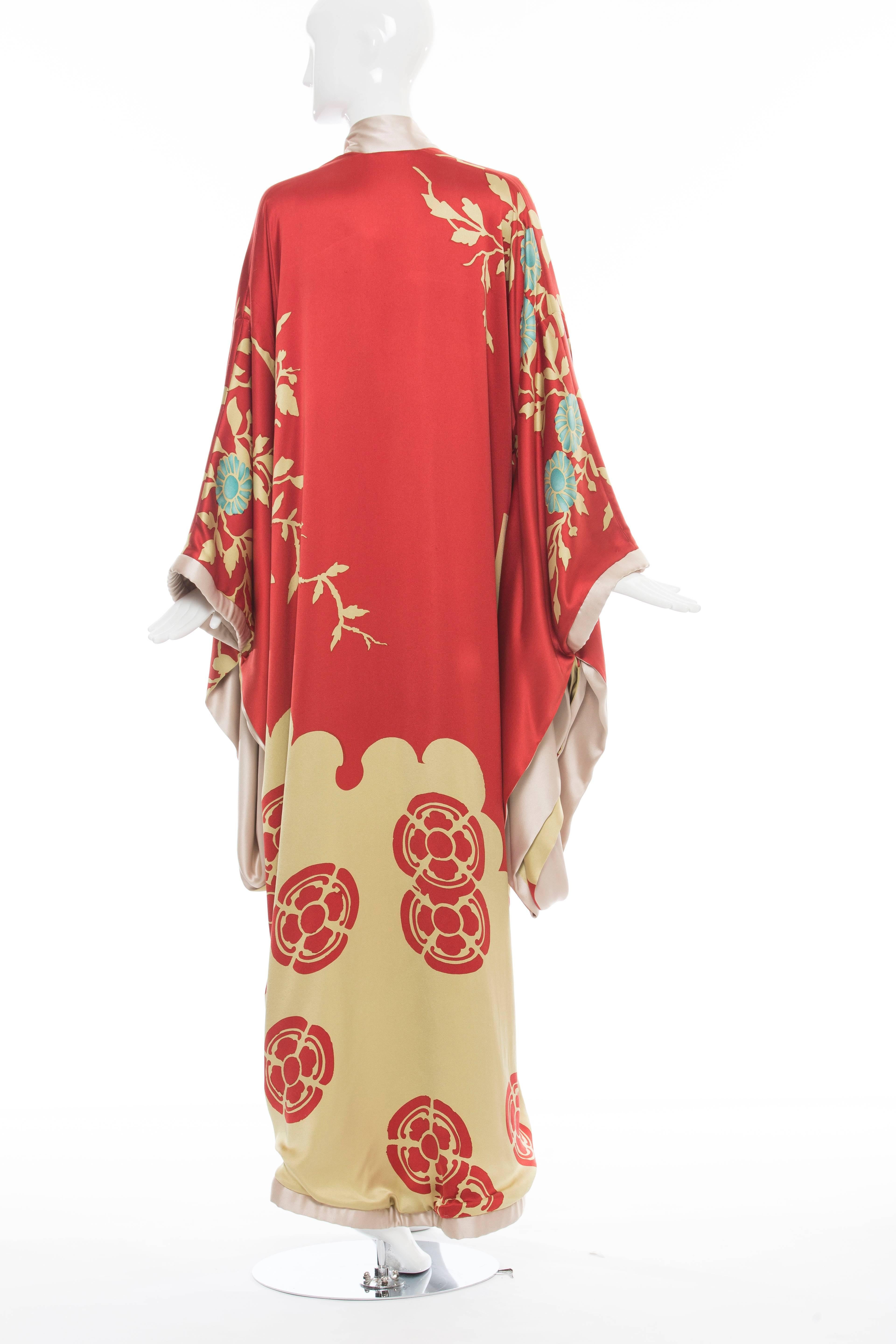 mens silk kimono