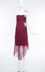 Dolce & Gabbana Stromboli Collection Silk Chiffon Dress, Spring - Summer 1998