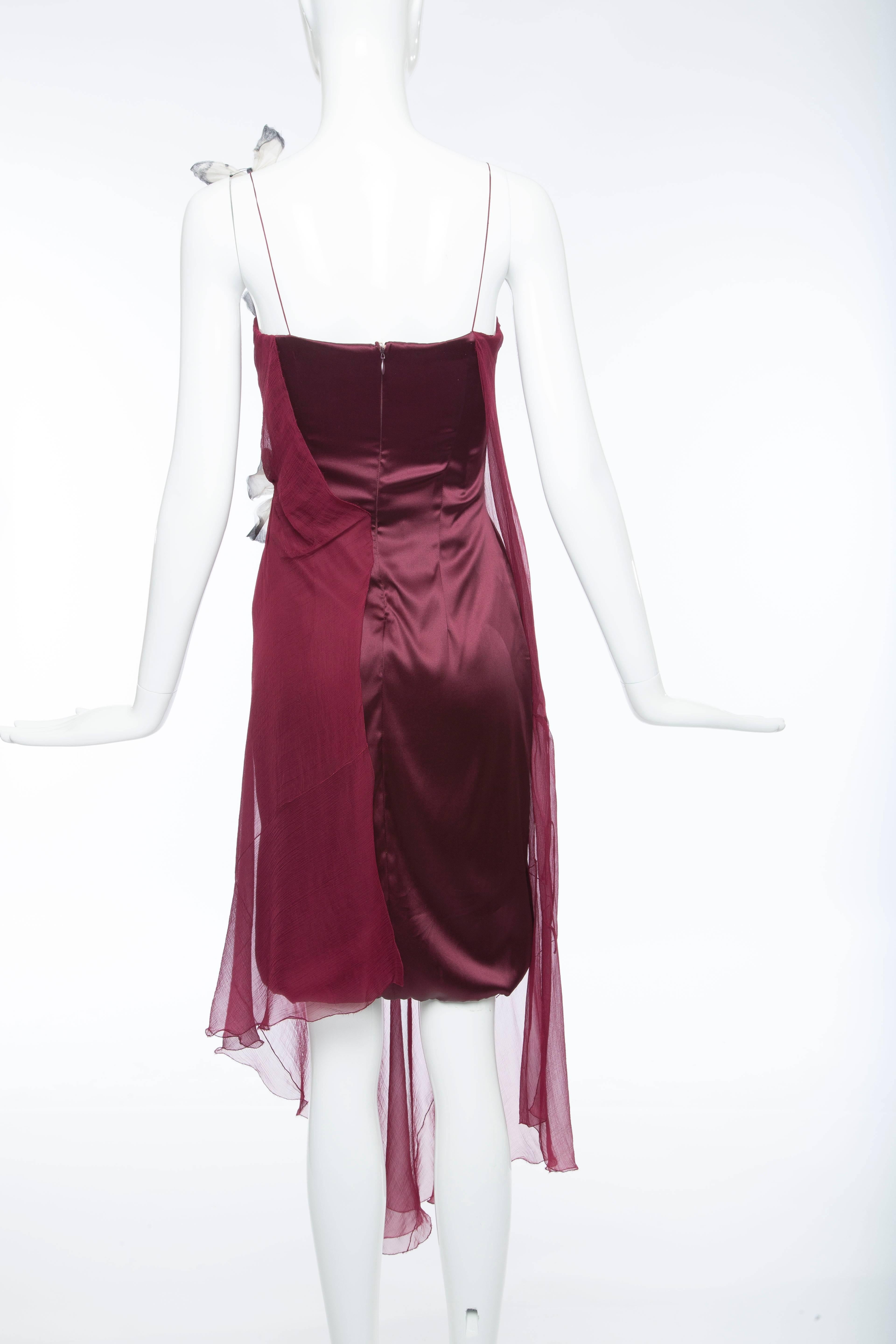 Dolce & Gabbana Stromboli Kollektion Seidenes Chiffonkleid:: Frühjahr - Sommer 1998 im Zustand „Hervorragend“ in Cincinnati, OH
