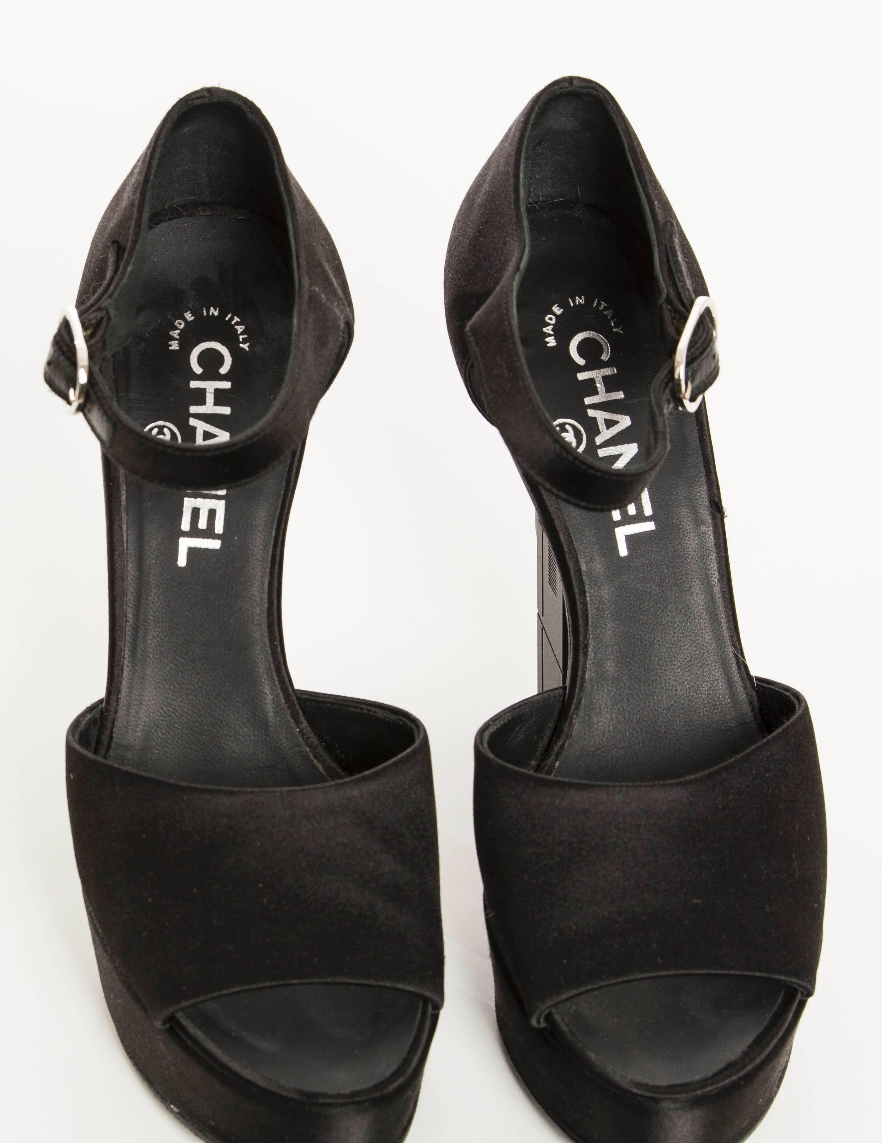 Chanel Miami Vice Limited Edition Platform Sandal, Cruise 2009 In Excellent Condition In Cincinnati, OH