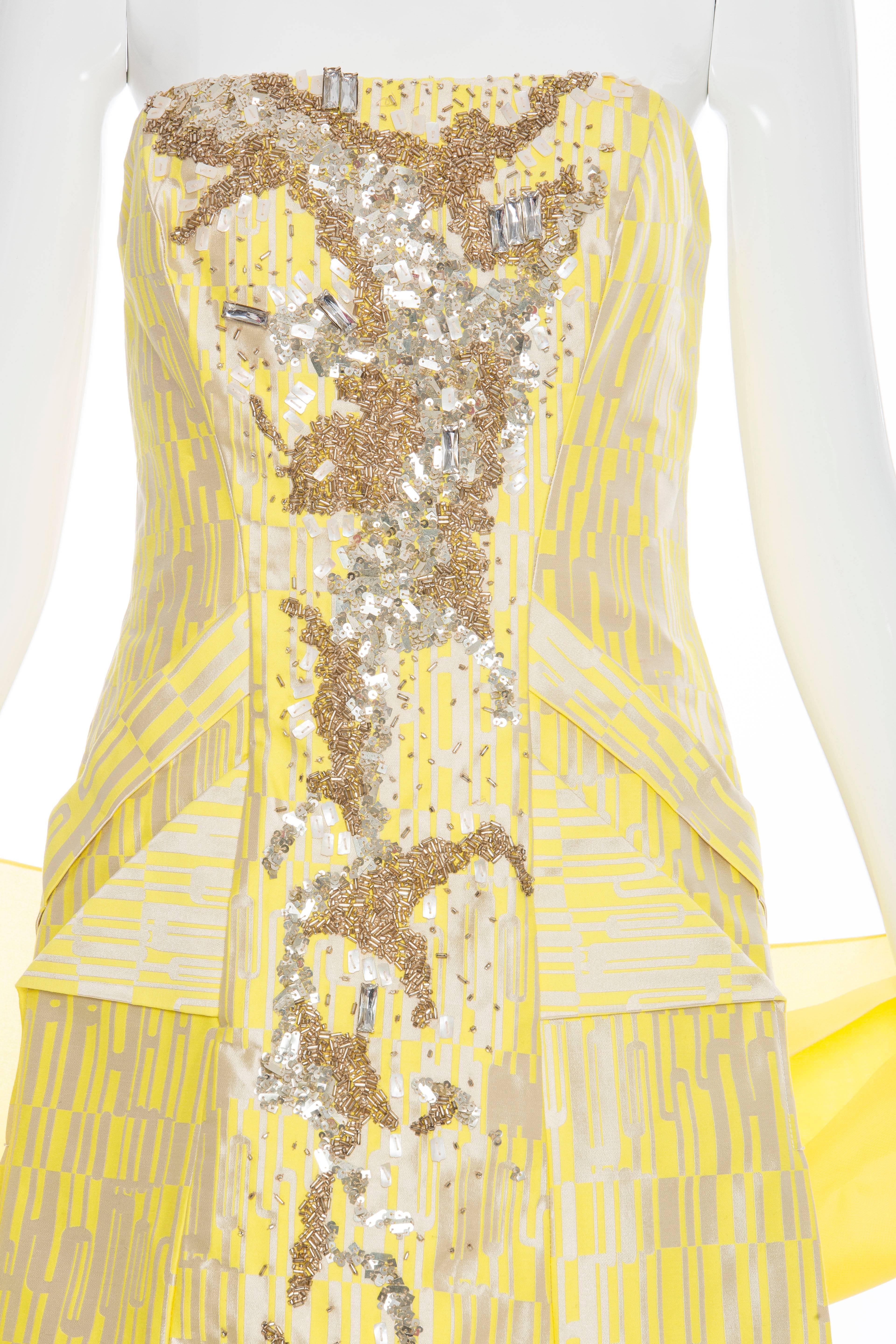 Carolina Herrera Strapless Dress Spring 2012 For Sale 1